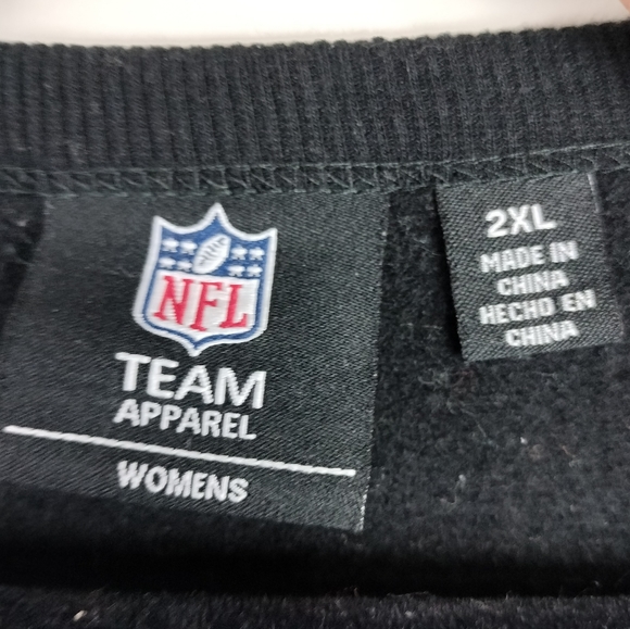 TEXAS FOOTBALL Officially Licensed NFL Team Apparel Women's Bling Sweatshirt 2X - Picture 8 of 10